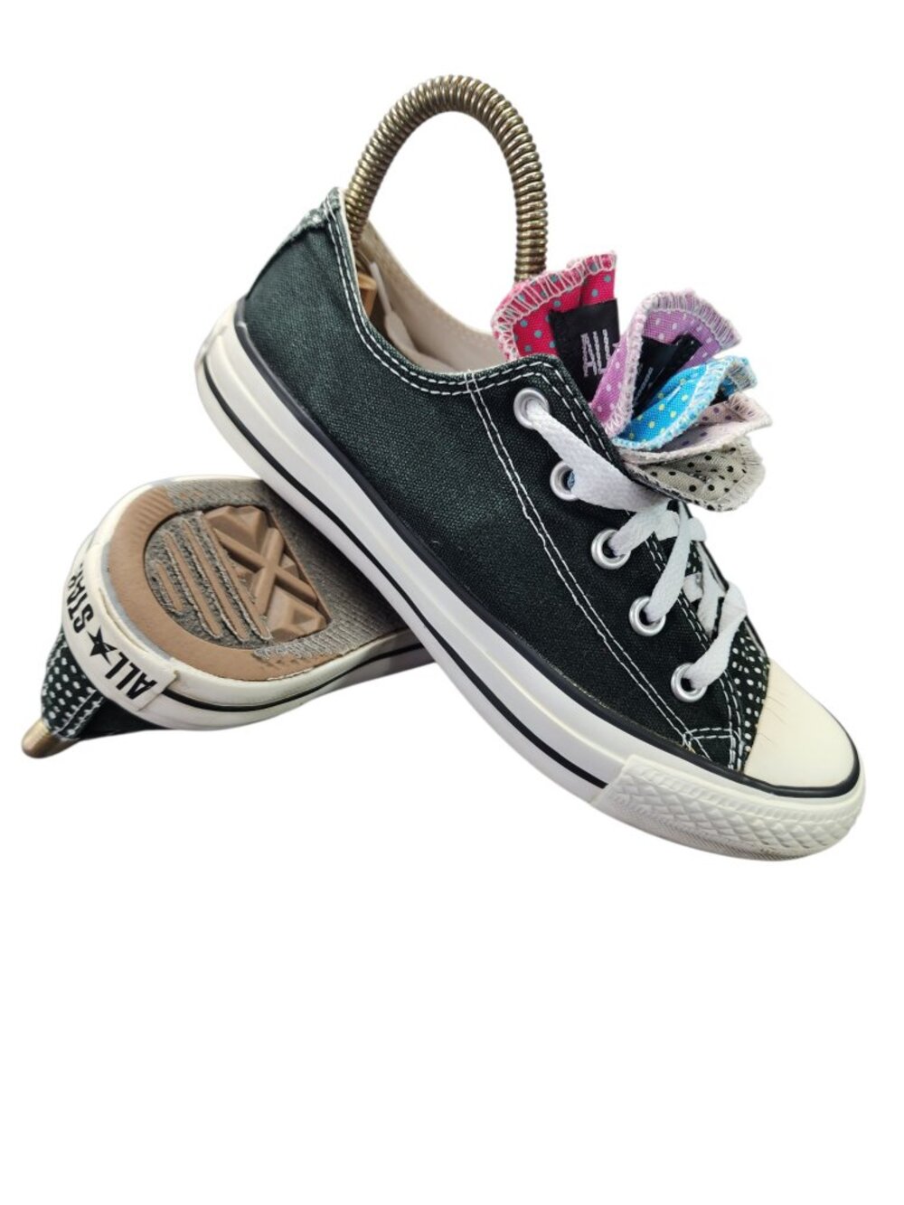 Converse Chuck Taylor All Star Sneakers Size Mens 4 Womens 6 Multi Tongue Shoe